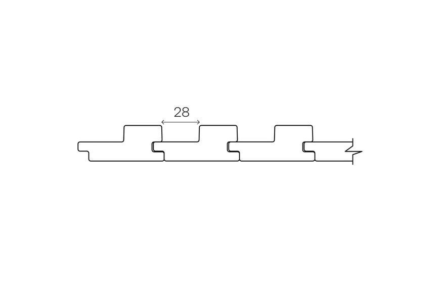Вагонка STEP осика 27х64 STEP-AS-27*64-1.5 фото