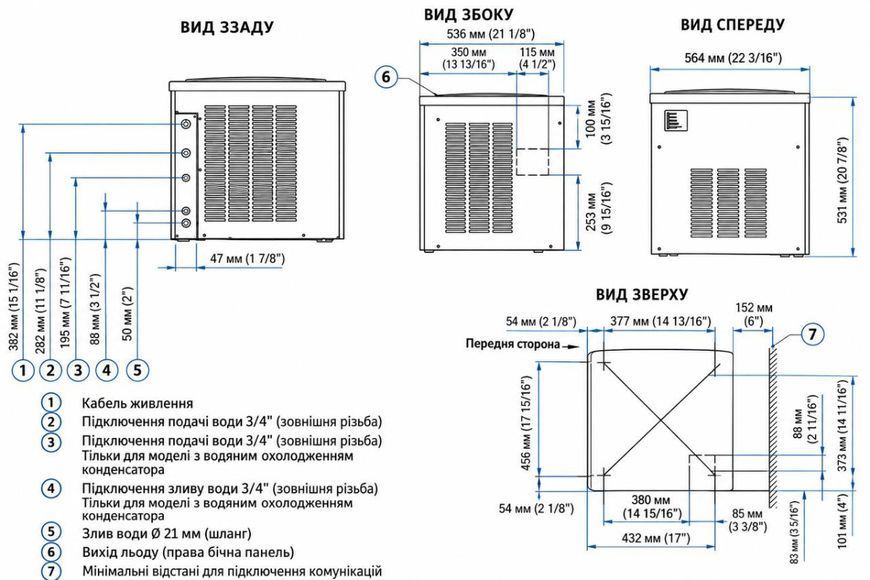 Льодогенератор модульний SIMAG SPH 125 AS IM-S-SPH-125-AS фото