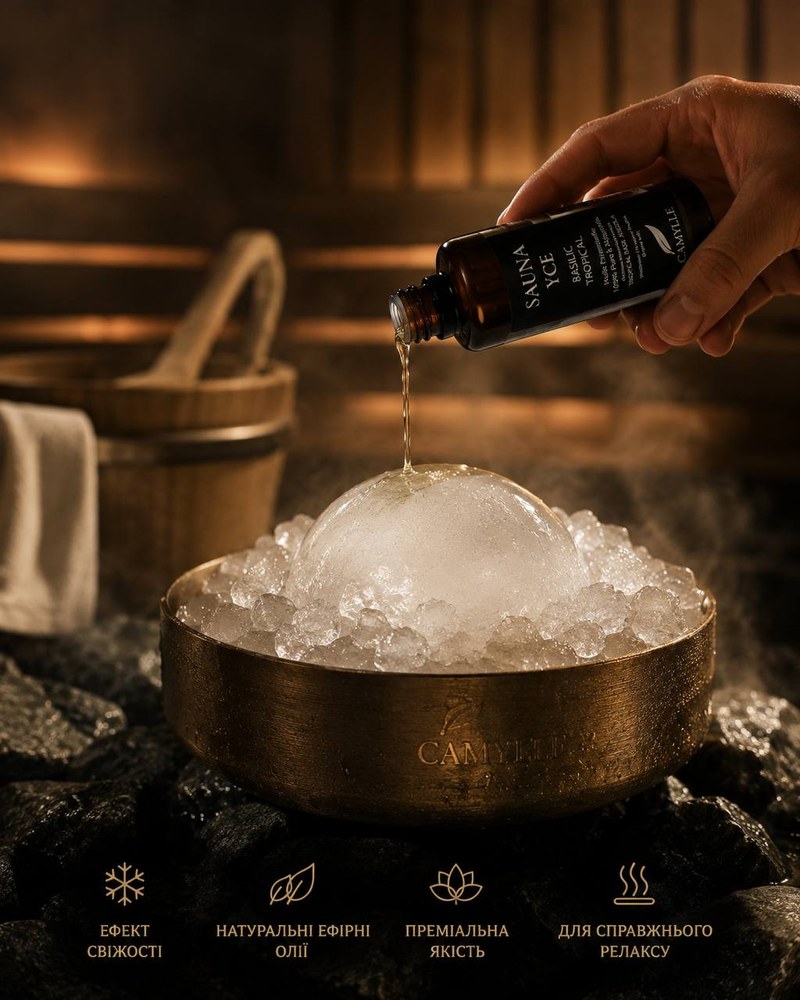 Camylle Sauna Ice — ароматизація льодом для справжнього релаксу